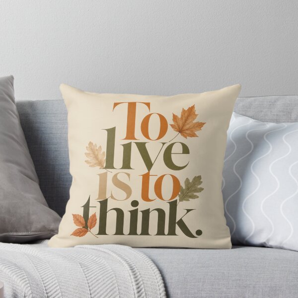 Item preview, Think to Live Life designed and sold by Quote Gallery.