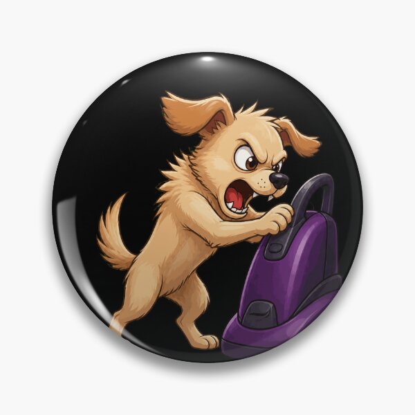 Item preview, Angry Dog Vacuum Cleaner Showdown Funny Design designed and sold by BoyleDesignShop.
