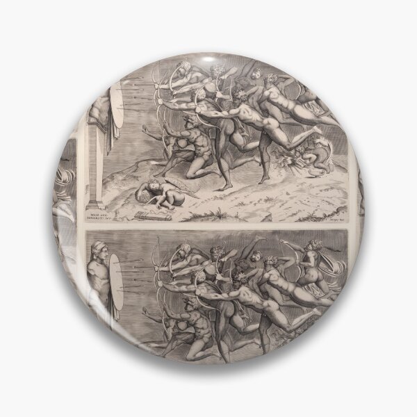 Item preview, Archers Shooting at a Herm designed and sold by artofuniverse.