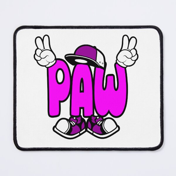 Item preview, PAW - PETS Lettering Comic Words Funny designed and sold by NFTWords.