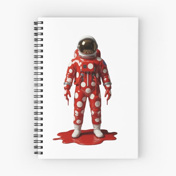 Item preview, Melting Polka Dot Astronaut Space Pop Art designed and sold by YourColorsWall.