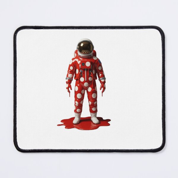 Item preview, Melting Polka Dot Astronaut Space Pop Art designed and sold by YourColorsWall.