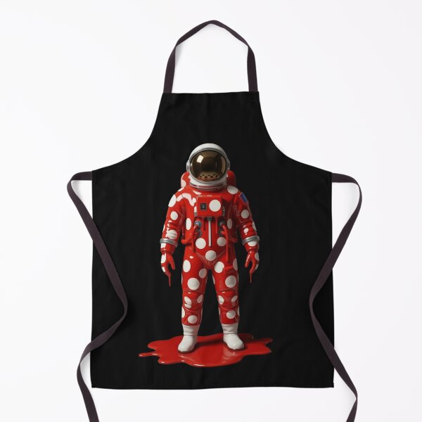 Item preview, Melting Polka Dot Astronaut Space Pop Art designed and sold by YourColorsWall.