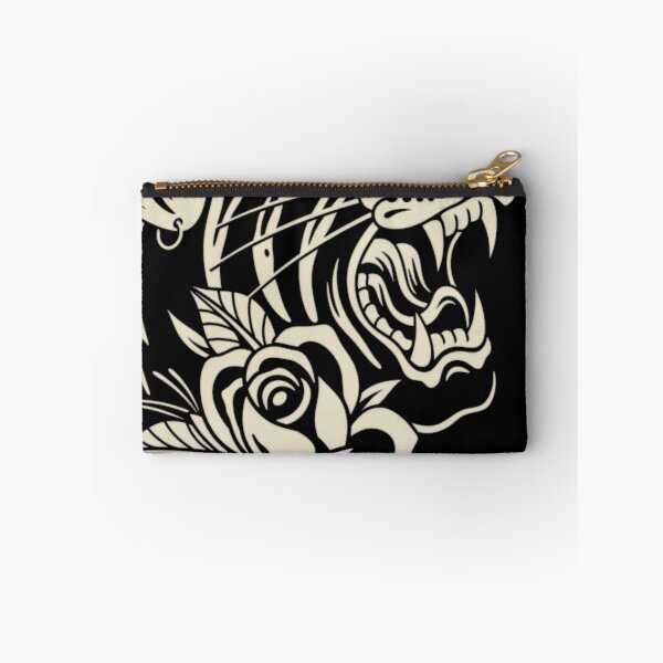 Item preview, Trad Tiger And Rose Tattoo Style designed and sold by JeffTheChicken.