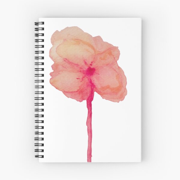 Item preview, Pink Watercolor Flower Wall Art – Soft Abstract Floral Botanical Painting designed and sold by SWSandraWechner.