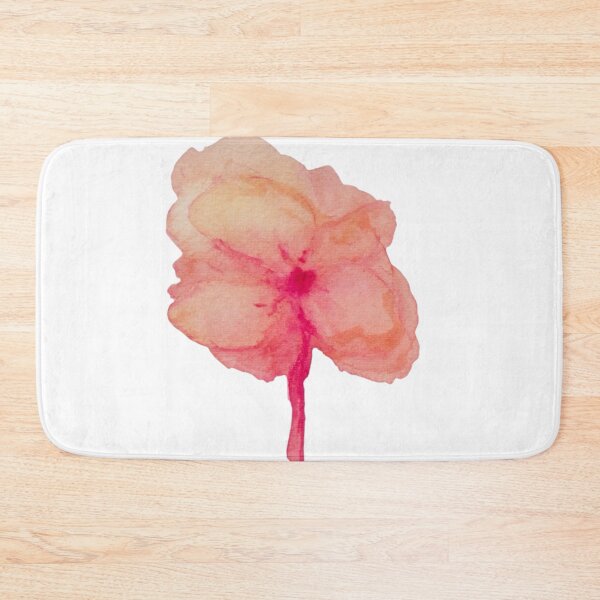 Item preview, Pink Watercolor Flower Wall Art – Soft Abstract Floral Botanical Painting designed and sold by SWSandraWechner.