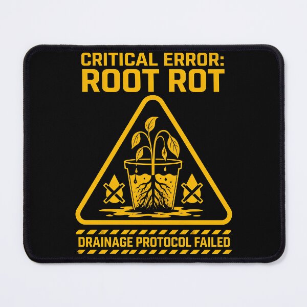 Item preview, Critical Error Root Rot Warning Funny Plant Parent designed and sold by ThirdShiftLab.