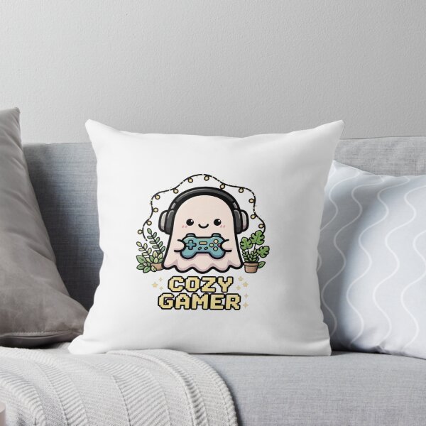 Item preview, Cozy Gamer Ghost - Cute Video Game Ghost Controller designed and sold by FBA.