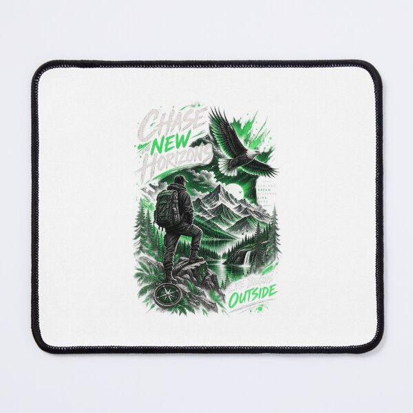 Item preview, Chase New Horizons Adventure Mountain Eagle designed and sold by GoodVibe Prints.