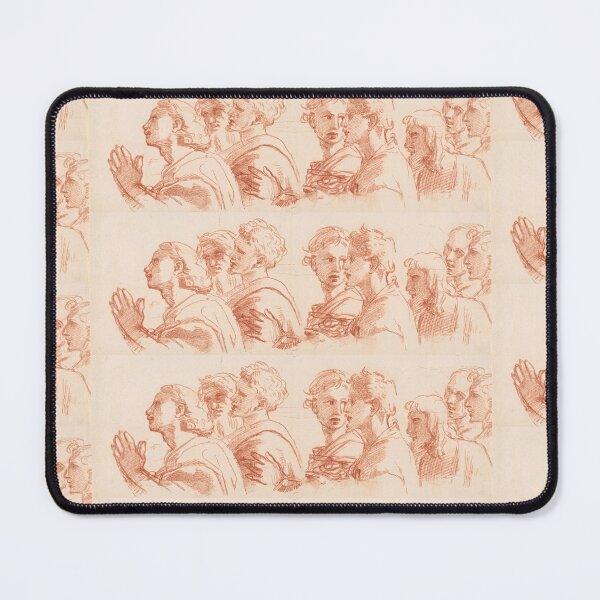 Item preview, Red Chalk Study of Heads in Profile designed and sold by artofuniverse.