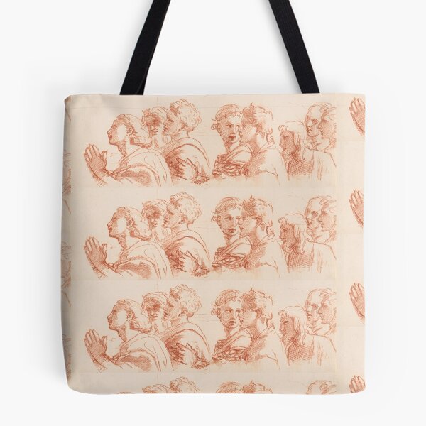 Item preview, Red Chalk Study of Heads in Profile designed and sold by artofuniverse.