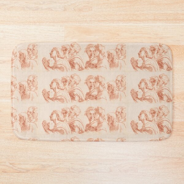 Item preview, Red Chalk Study of Heads in Profile designed and sold by artofuniverse.