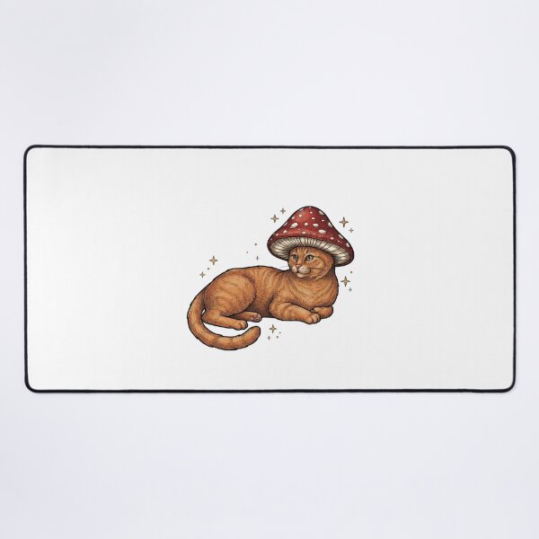 Item preview, Vintage Cat with Red Mushroom designed and sold by SOUFIANE1991.