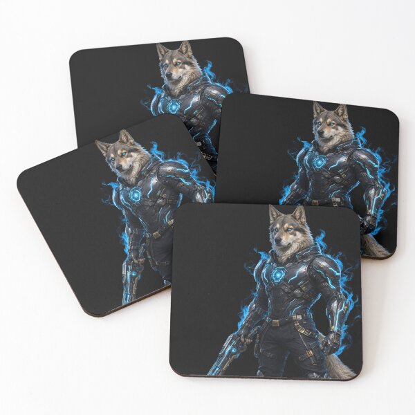 Item preview, Cyber Guardian Dog Warrior designed and sold by ArtatyA.