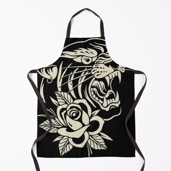 Item preview, Trad Tiger And Rose Tattoo Style designed and sold by Douglas Alex.