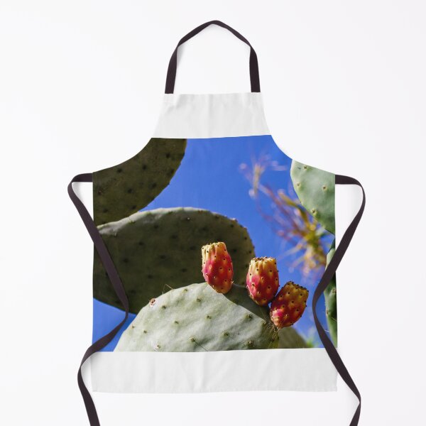 Item preview, Prickly Pear Cactus With Ripe Fruit Against Clear Blue Sky In Sunny Desert Landscape designed and sold by Nmallia.
