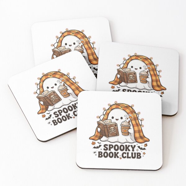 Item preview, Spooky Book Club - Cute Ghost Reading Pumpkin Spice Latte Fall designed and sold by FBA.