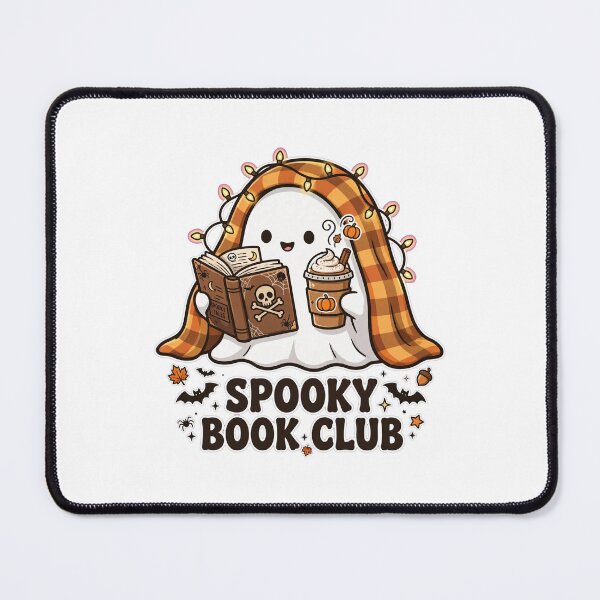 Item preview, Spooky Book Club - Cute Ghost Reading Pumpkin Spice Latte Fall designed and sold by FBA.