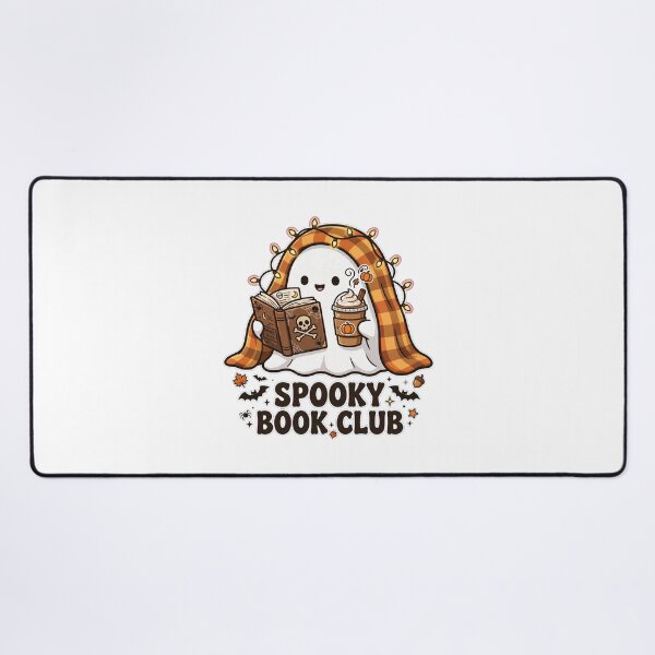 Item preview, Spooky Book Club - Cute Ghost Reading Pumpkin Spice Latte Fall designed and sold by FBA.