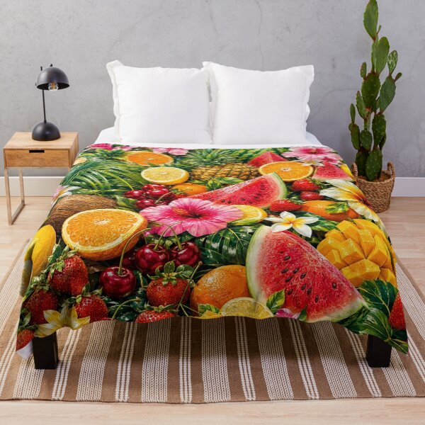 Item preview, Tropical Fruit Garden designed and sold by Gold&pixels.