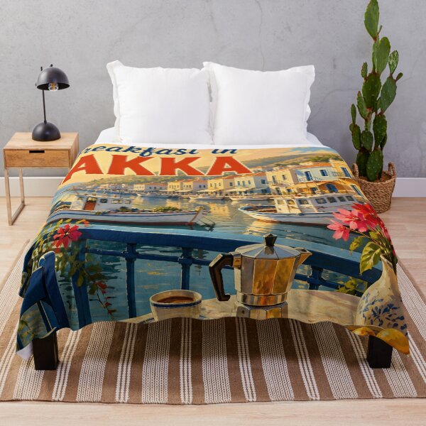 Item preview, Lakka Greece at Breakfast - Scenic Travel Destinations designed and sold by LSVart.
