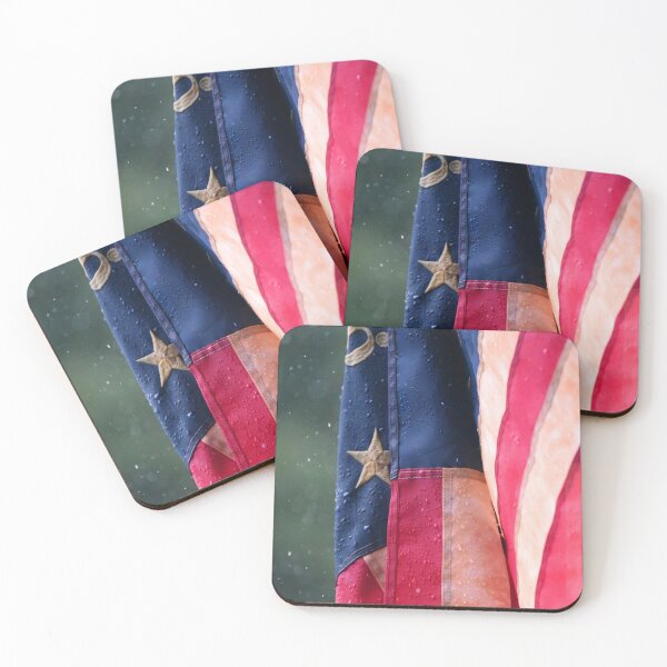 Item preview, Old Glory out in the rain designed and sold by OzzyluArt.