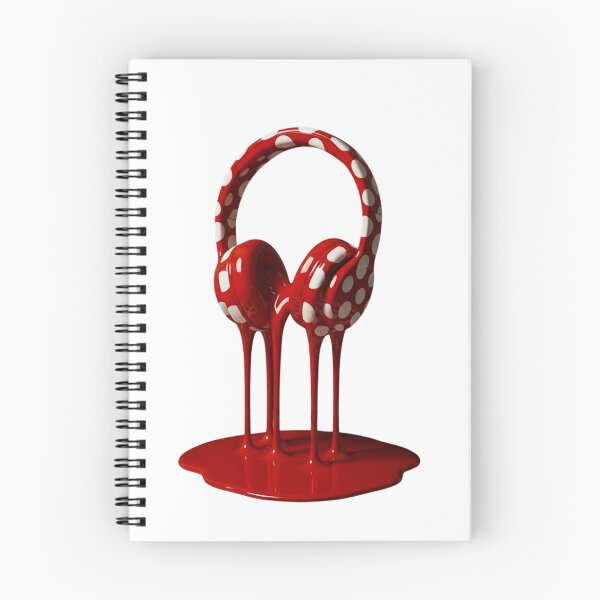 Item preview, Melting Polka Dot Headphones Music Pop Art designed and sold by YourColorsWall.