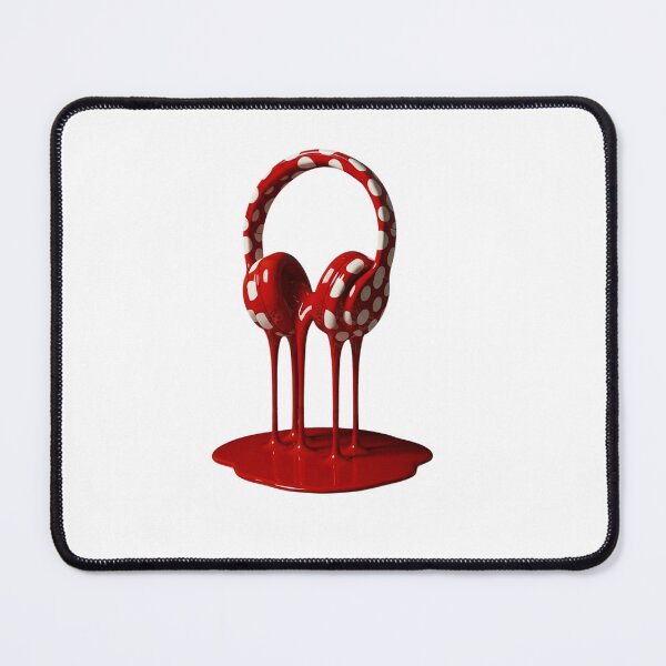 Item preview, Melting Polka Dot Headphones Music Pop Art designed and sold by YourColorsWall.