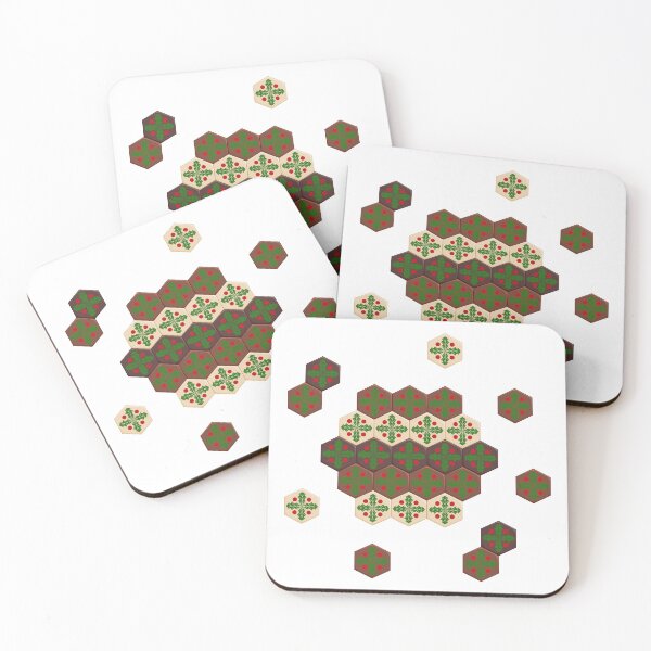 Item preview, Hexagonal chocolates and mistletoe designed and sold by RizikCat.