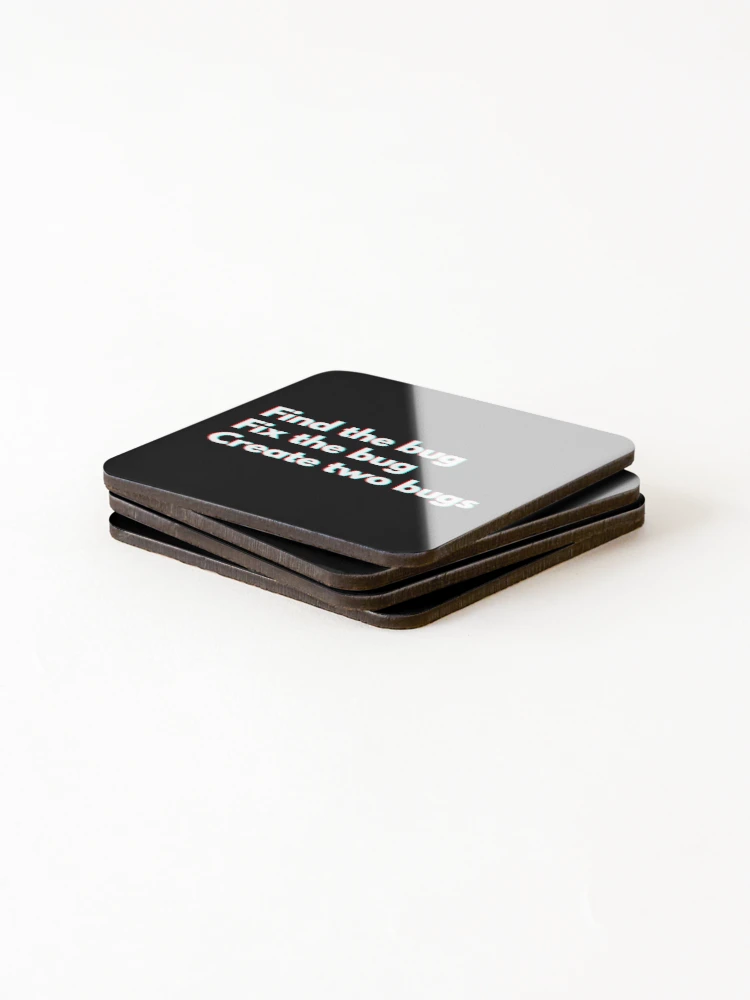 Thumbnail 4 of 5, Coasters (Set of 4), Programmers And Developers Funny Coding designed and sold by CuteLovelyDesigns.