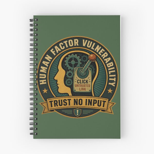 Item preview, Trust No Input Human Factor Cyber Security Awareness designed and sold by ThirdShiftLab.