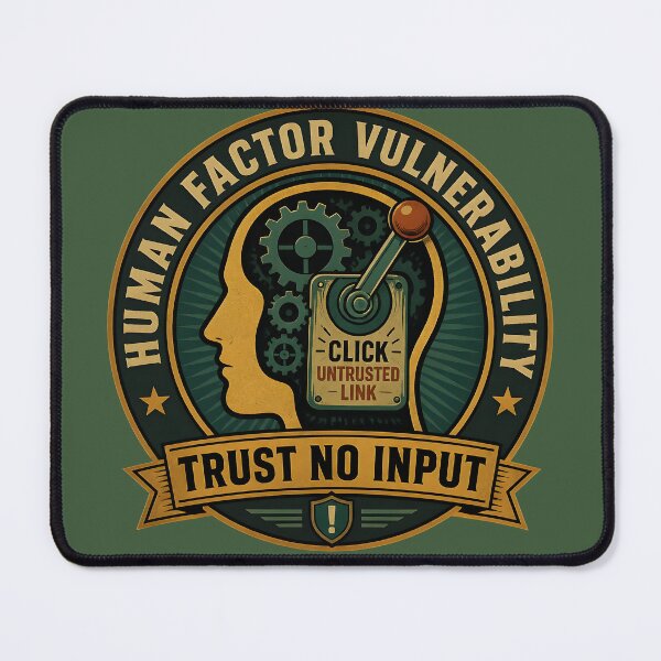 Item preview, Trust No Input Human Factor Cyber Security Awareness designed and sold by ThirdShiftLab.