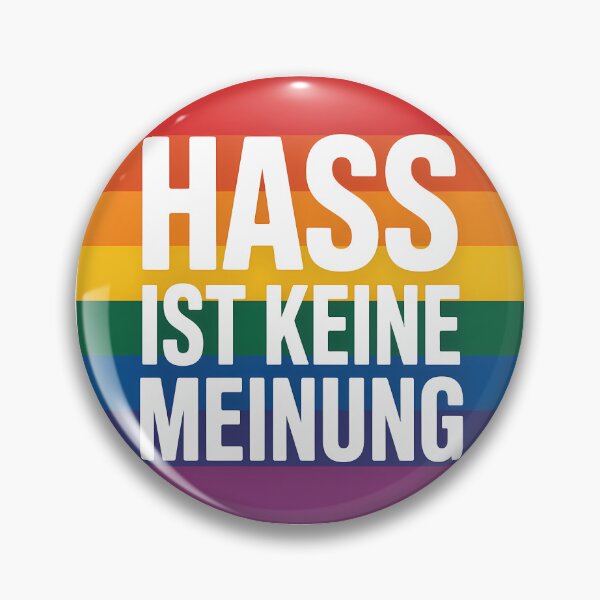 Item preview, Hass ist keine Meinung - Linke Antifa Sticker designed and sold by LoFizzy.