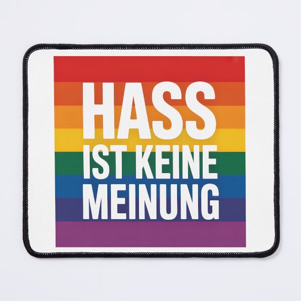 Item preview, Hass ist keine Meinung - Linke Antifa Sticker designed and sold by LoFizzy.
