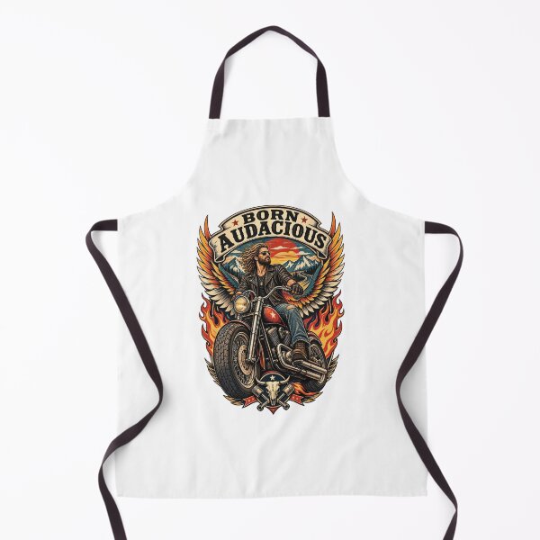 Item preview, Retro Motorcycle Wings & Flames designed and sold by urbinet.