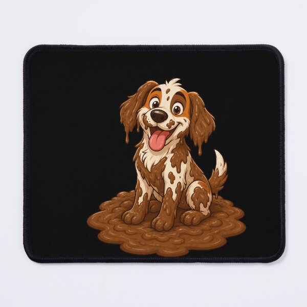Item preview, Happy Muddy Dog Puddle Champion Funny Design designed and sold by BoyleDesignShop.