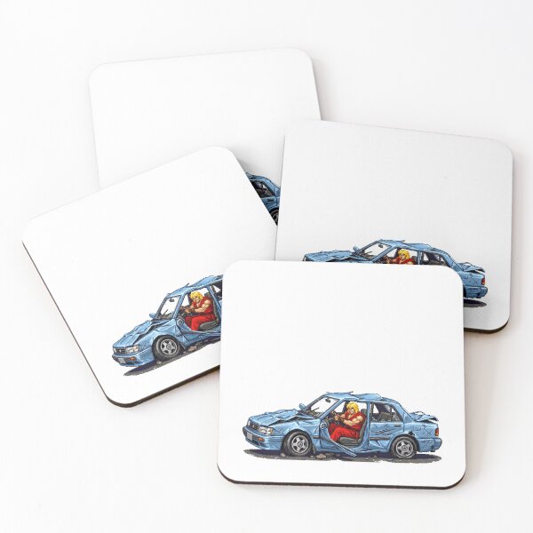 Item preview, Retro Fighter Driving The Bonus Stage Car - Vintage Fighting Game designed and sold by TontikDesign.