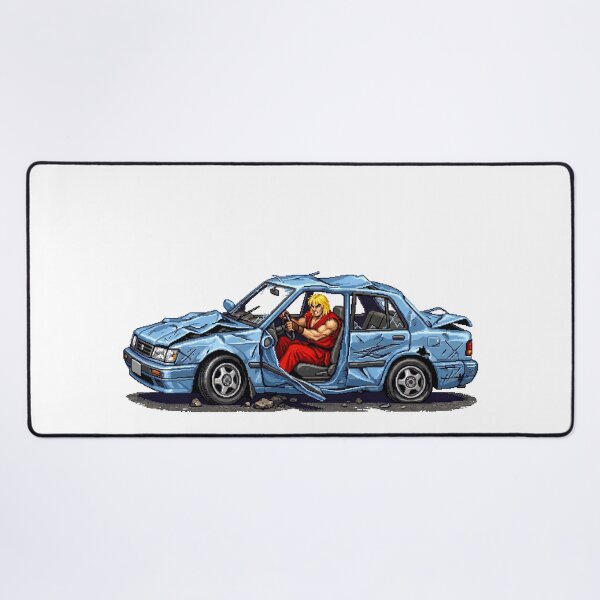 Item preview, Retro Fighter Driving The Bonus Stage Car - Vintage Fighting Game designed and sold by TontikDesign.