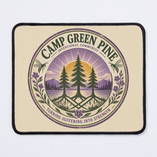 Item preview, Camp Green Pine – Intentional Community designed and sold by Pop Pantheon & Trim Team.