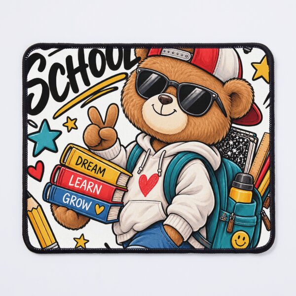 Item preview, Cute Back to School Bear Student Backpack School Supplies Design designed and sold by favoprintaart.