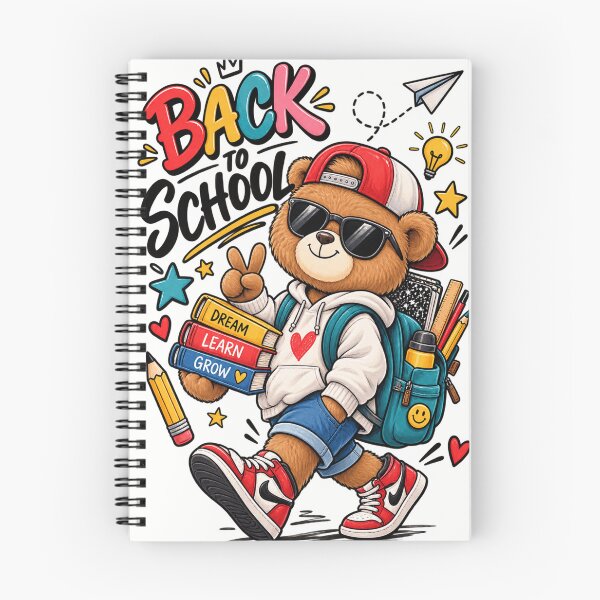 Item preview, Cute Back to School Bear Student Backpack School Supplies Design designed and sold by favoprintaart.