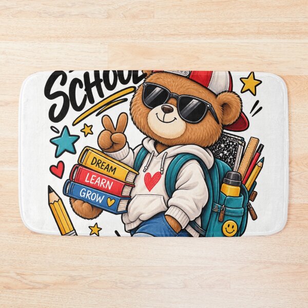 Item preview, Cute Back to School Bear Student Backpack School Supplies Design designed and sold by favoprintaart.