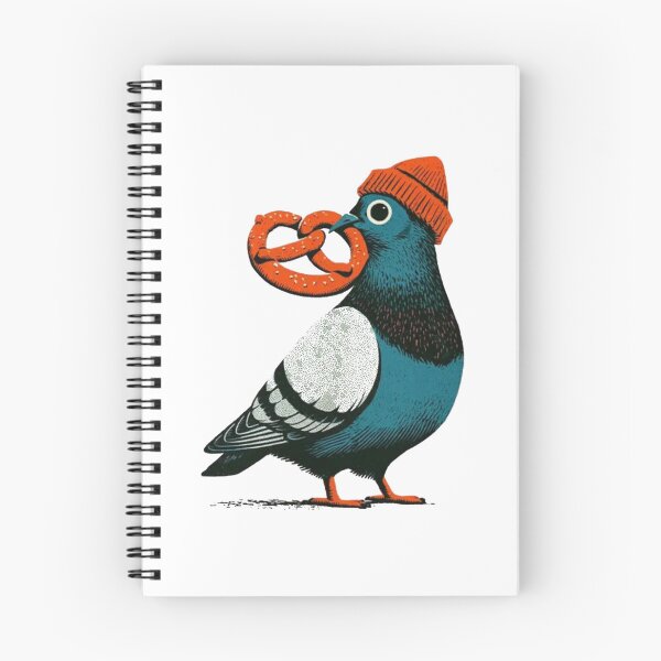 Item preview, NYC Pigeon – Funny New York City Bird with Pretzel designed and sold by Gbriel3.