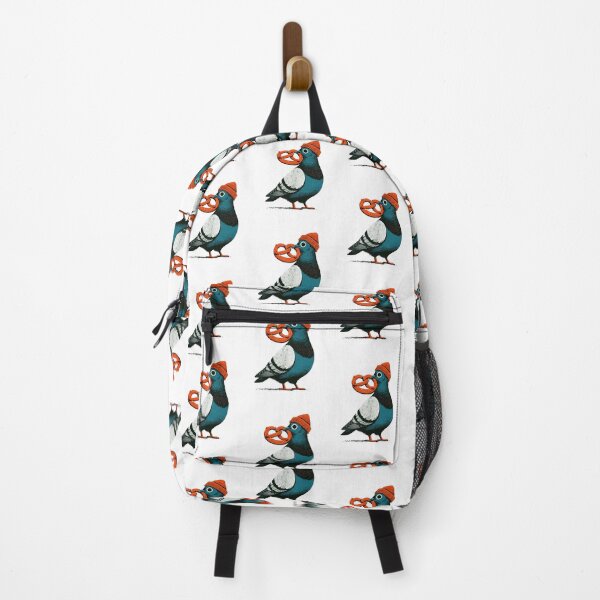 Item preview, NYC Pigeon – Funny New York City Bird with Pretzel designed and sold by Gbriel3.