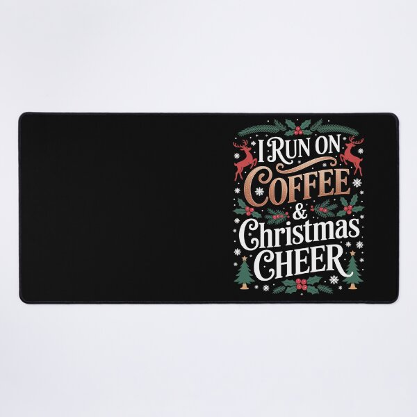 Item preview, I RUN ON COFFEE & CHRISTMAS CHEER designed and sold by jkrphoto.