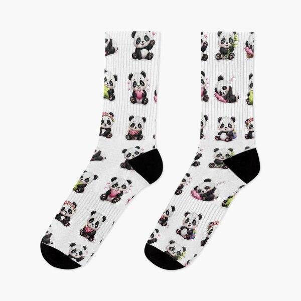 Item preview, Cute Kawaii Panda Sticker Sheet – Adorable Panda Bear Collection designed and sold by yanderedev.