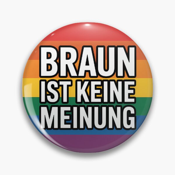 Artikelvorschau, Braun ist keine Meinung - Linke Antifa Sticker entworfen und verkauft von LoFizzy.