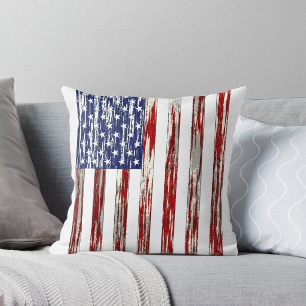 Item preview, Usa American Flag Distressed Design Tee designed and sold by Nico Davidson.