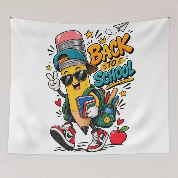 Item preview, Cute Back to School Pencil Student School Supplies Design designed and sold by favoprintaart.