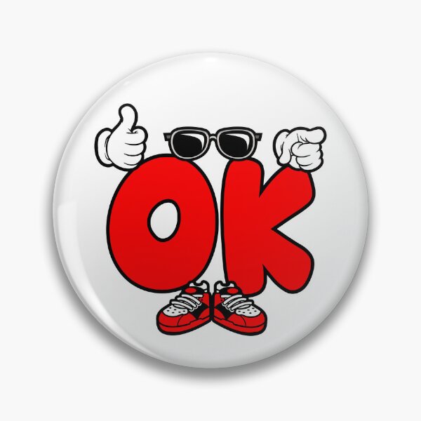 Item preview, OK - UNIVERSAL Red Character Bold Retro designed and sold by NFTWords.